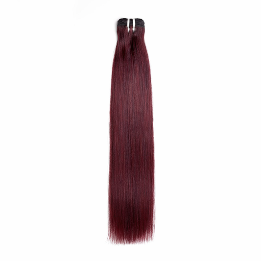 Epic Raw Burgundy Straight Hair Bundle - Premium Quality