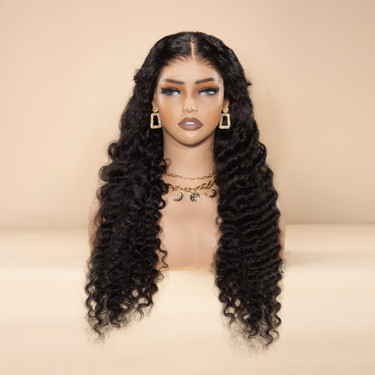 Epic Raw Deep Wave HD Lace Front Wig – 13x6 | 200% Density